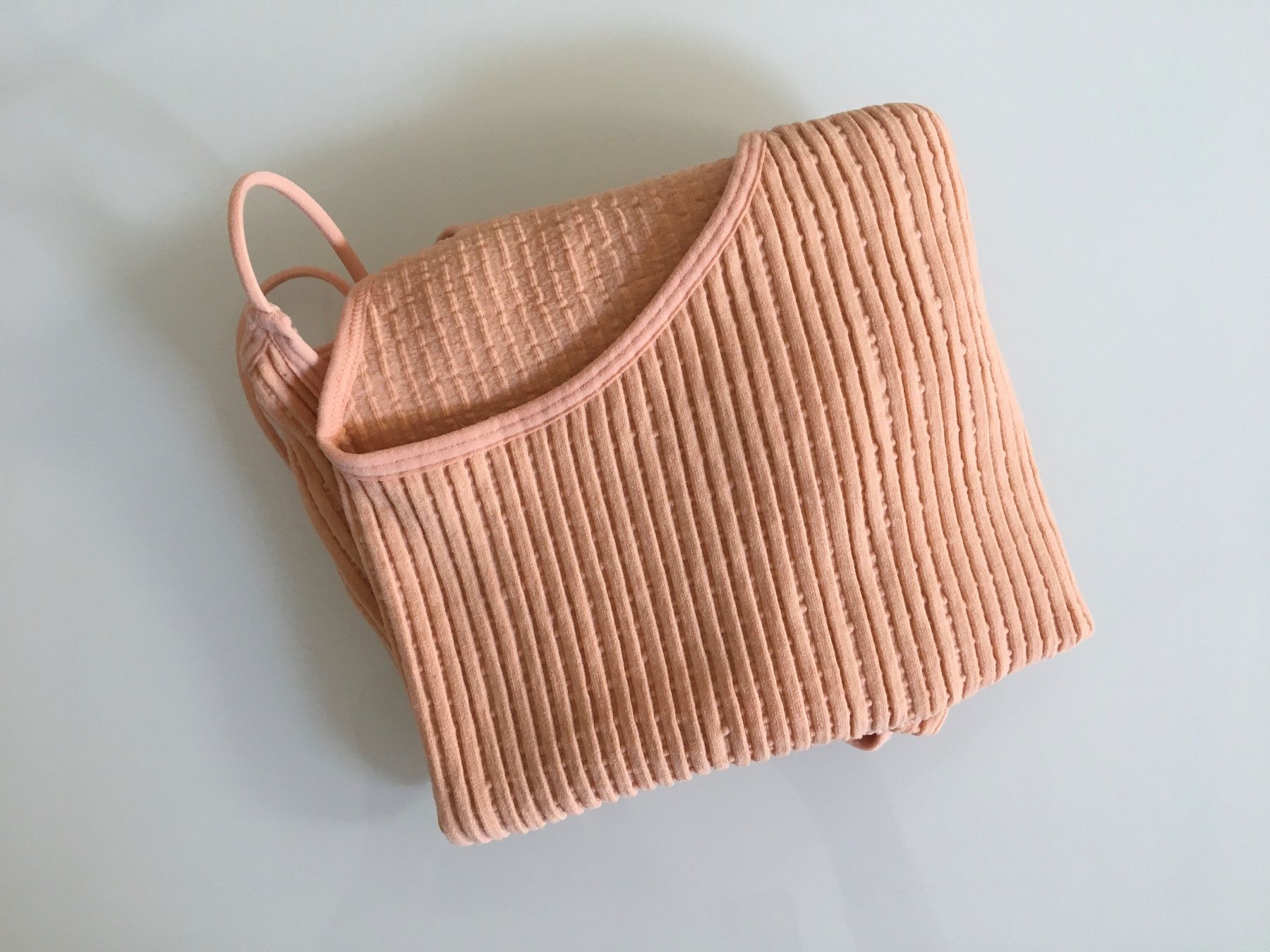 Mango Tops: Body MANGO donna rosa salmone a coste – Gebraucht aus Bellinzona von Sveva-Style-Hunter 3