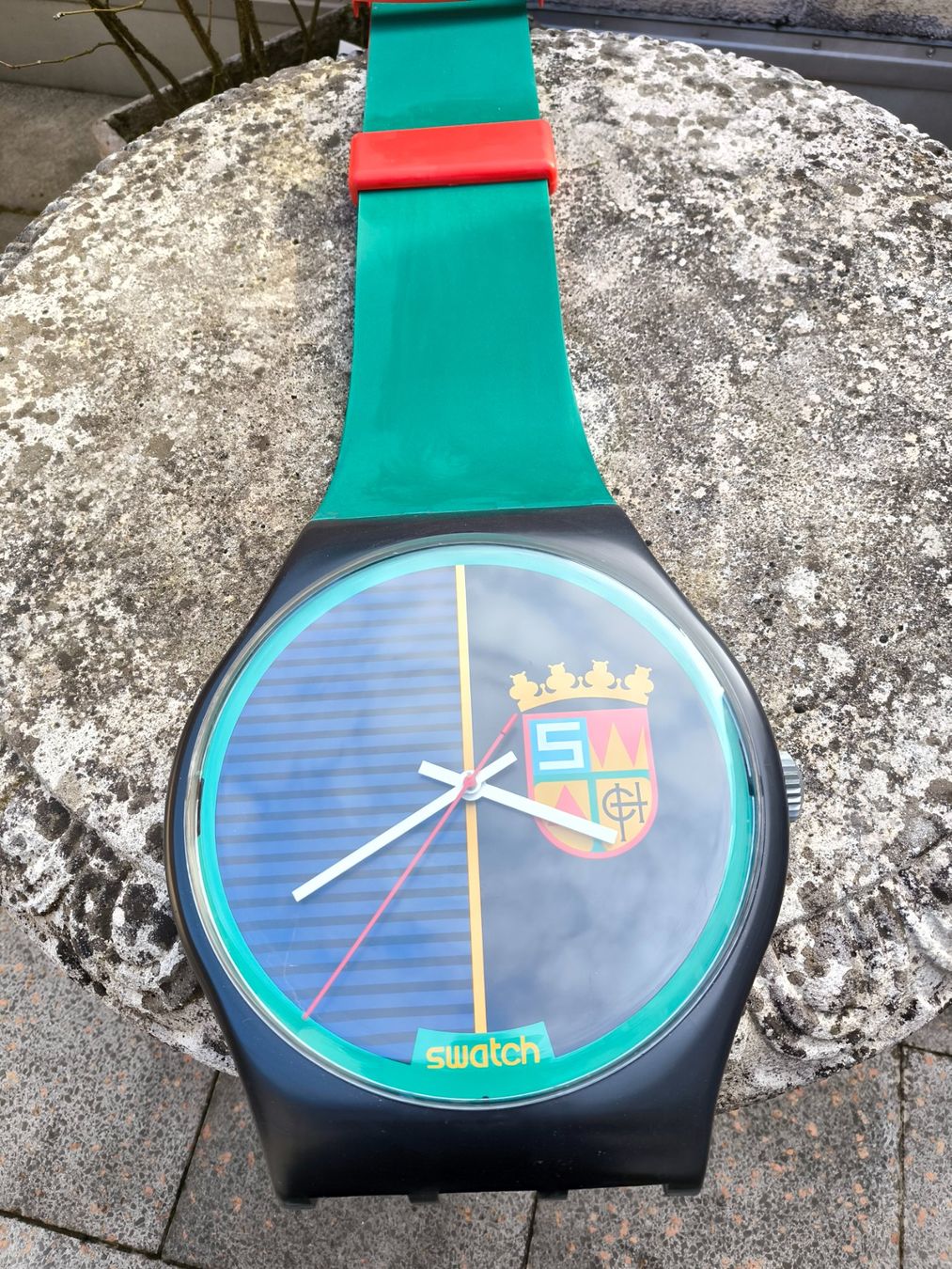 Maxi Swatch Sir Swatch MGB111 (1986) Wanduhr Sammlerzustand (Neu ...