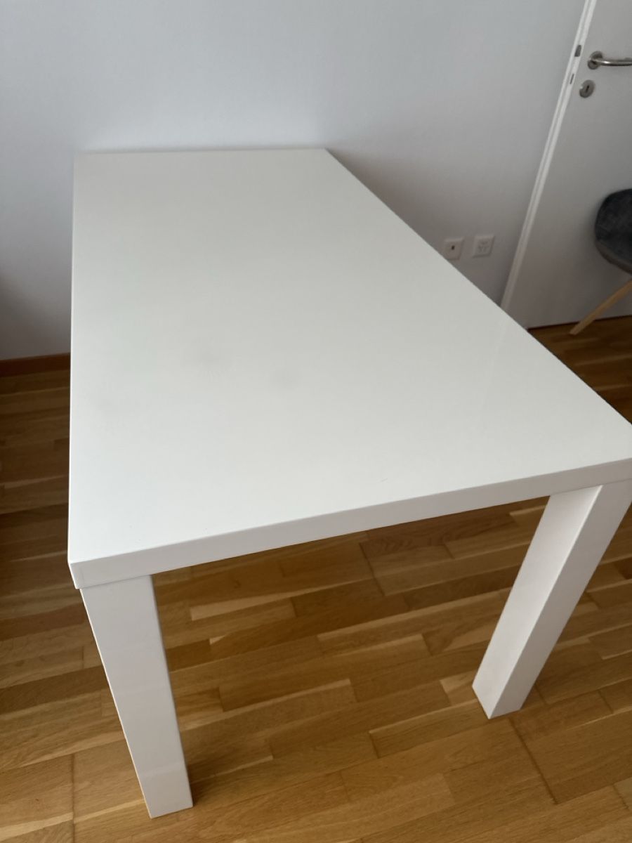 Tables: Esstisch weiss Lack 159x80cm   – D'occasion à Aarau par lolly03