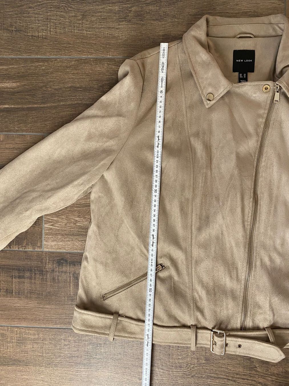 New Look Jacken: New Look Jacke Wildleder-Optik beige Gr. 52 – Gebraucht aus Pratteln von a23_j2gs 6