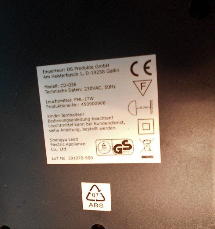 Tageslichtlampe PPR Direct YDW27FM Kaufen auf Ricardo