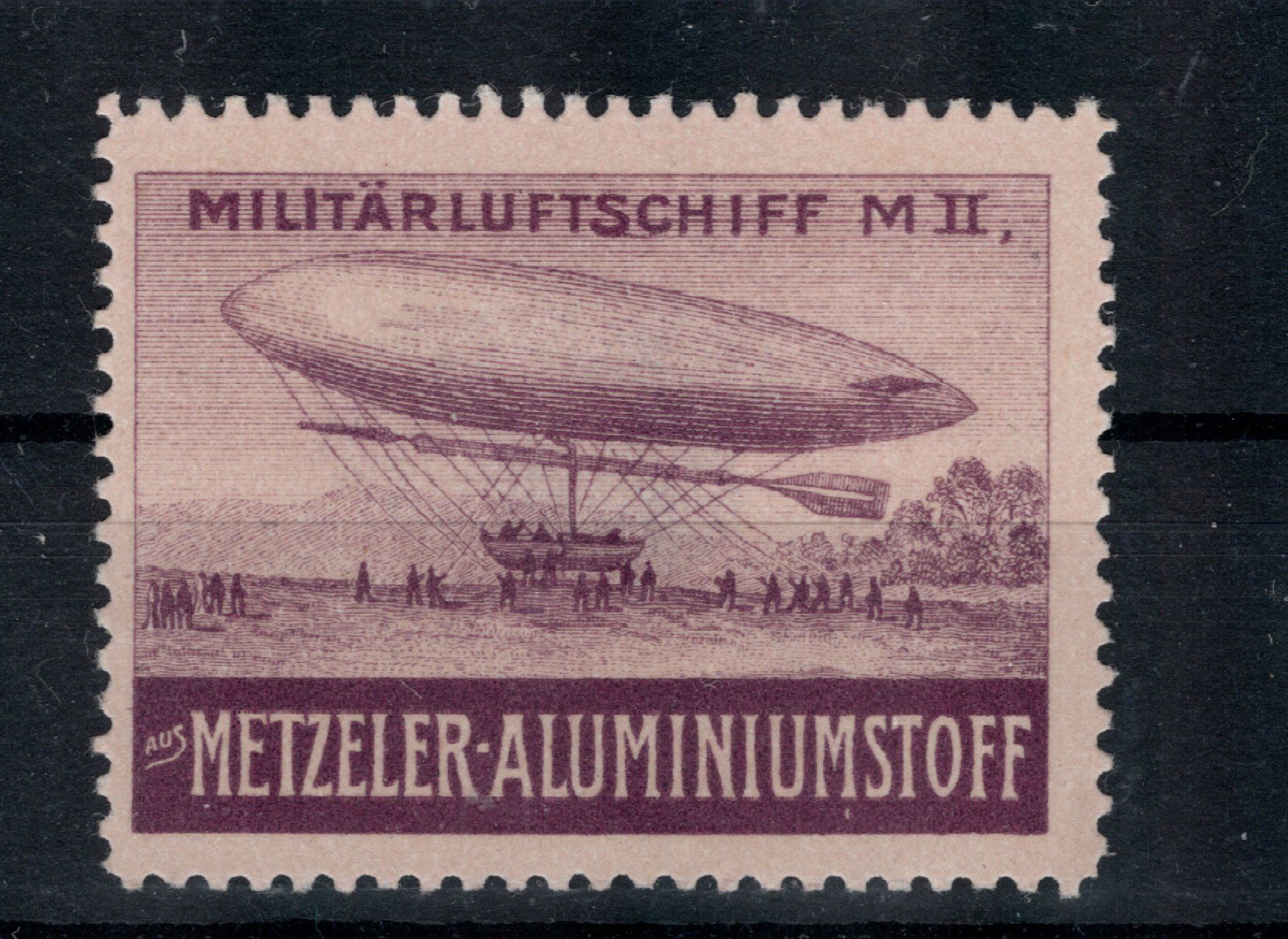 Tutti i francobolli: Metzeler Vignette Luftschiff MII in violett – Nuovo (secondo la descrizione) da Uesslingen venduto da WHALESTAMPS
