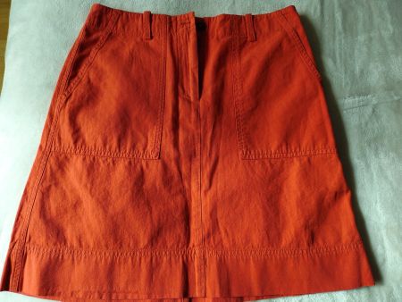 Marc O'Polo Damen Rock aus Baumwoll-Leinen-Mix Tailored 36