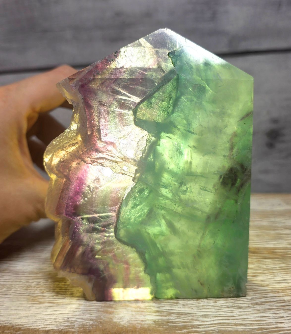 Minerali & Pietre curative: Fluorit 448g – Nuovo e nell'imballaggio originale da Matzingen venduto da Shay_Crystalz 1