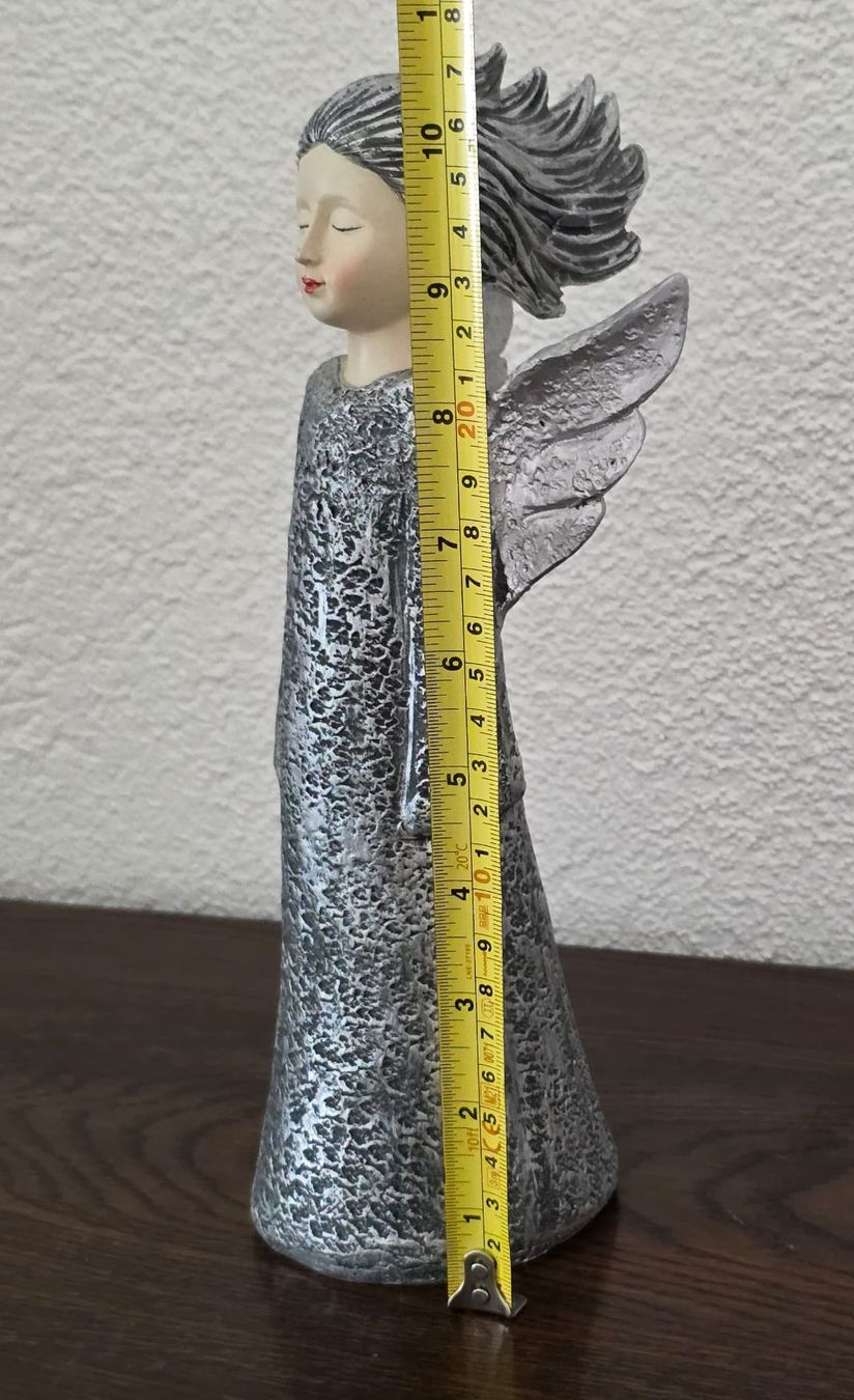 Alle Dekorationen: Dekofigur Engel Shabby Chic, Silber – Gebraucht aus Rheinsulz von Dred 6