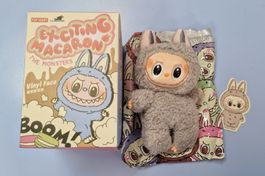 Labubu GRIS peluche NEUF 17 cm fantaisie