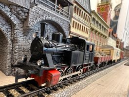 Märklin 3029 Werkslok und Güterzug