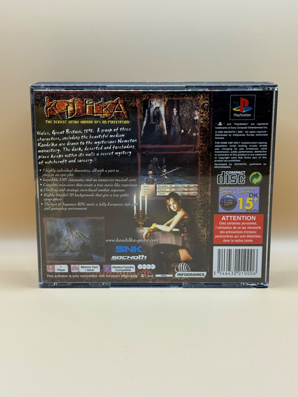 Giochi: Koudelka - Playstation 1 – Usato da Dietikon venduto da gab_qz7y 1