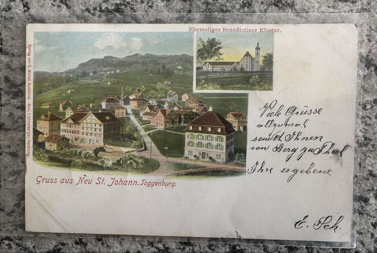 Cartes postales: Neu St. Johann Litho 1899 – D'occasion à Wettingen par Phibras