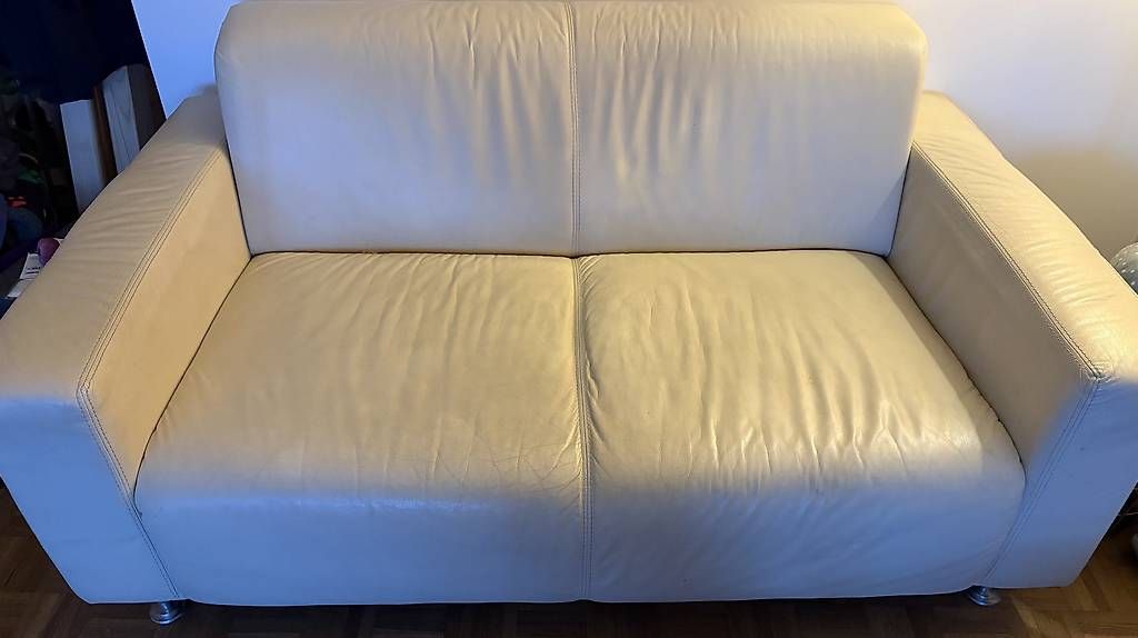 Divani: Ledersofa beige – Usato da Uster venduto da dbli01