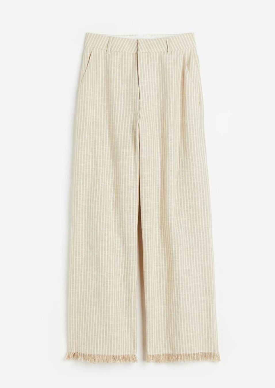 H&M Pantaloni: Elegante fransen Hose aus leinen – Nuovo e nell'imballaggio originale da Safnern venduto da EmmaMalea