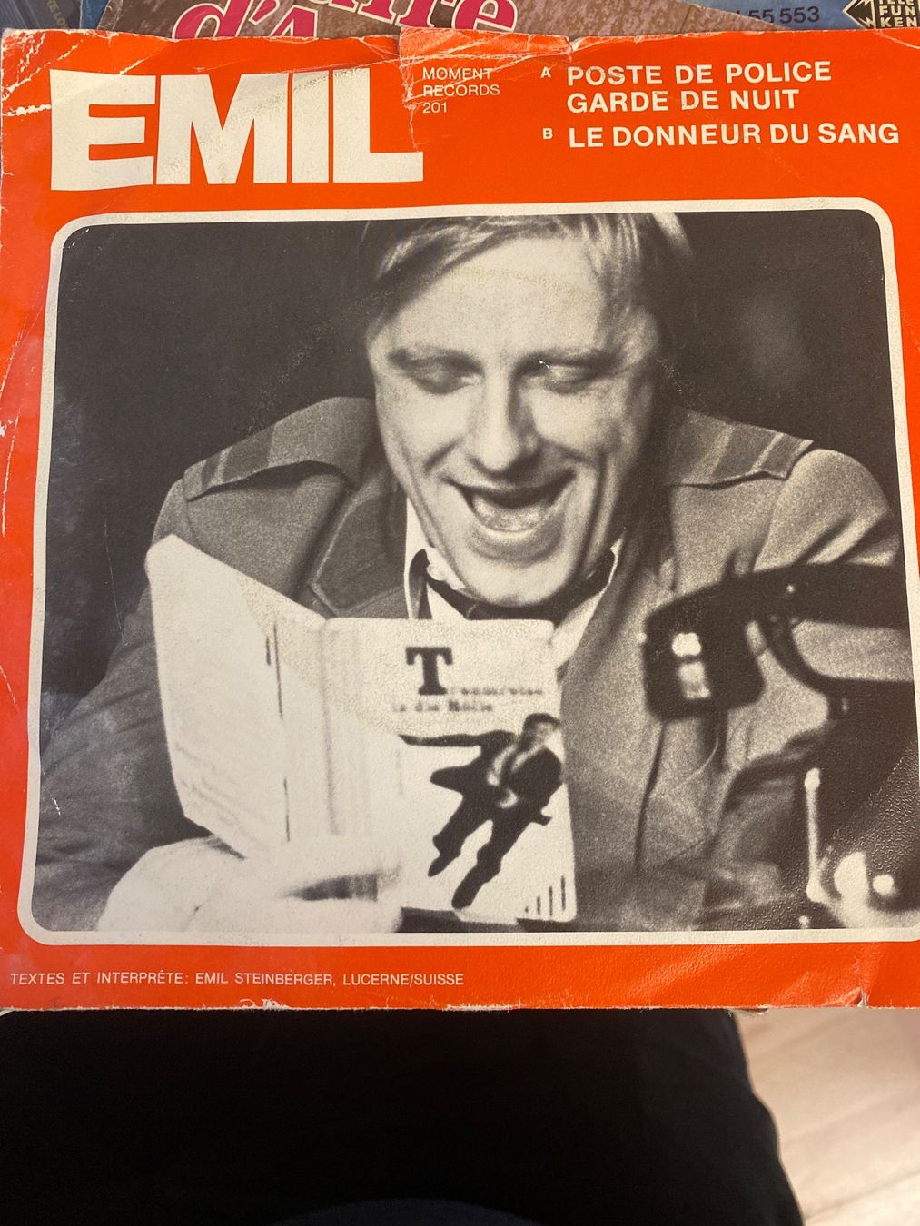 Dischi in vinile: Vinyle 45 tours d'Emil Steinberger, collector – Usato da Le Brassus venduto da cinema13 1