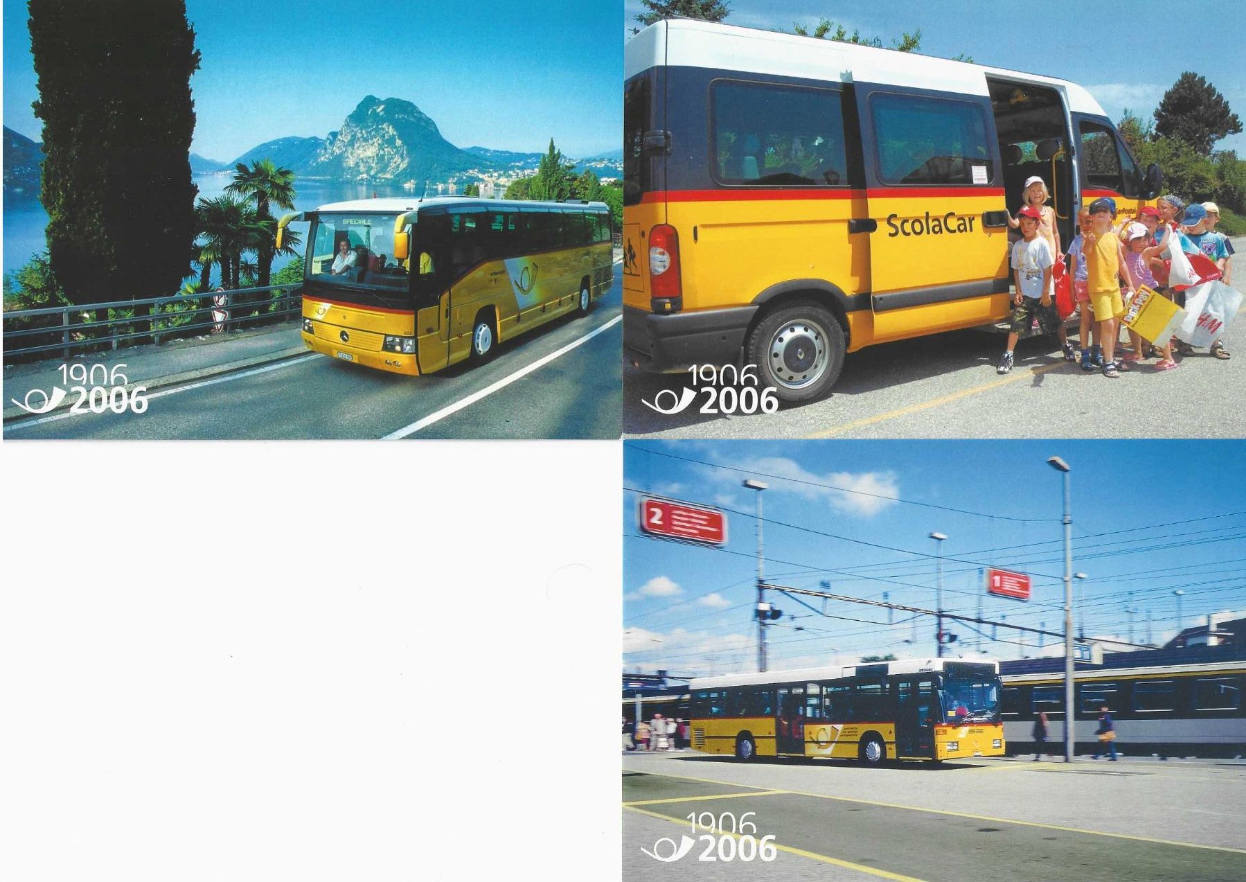 Alle Briefmarken: 3 Ganzsachen Bildpostkarten ET 07.03.2006  Postauto – Gebraucht aus Pfäffikon ZH von laeufer75