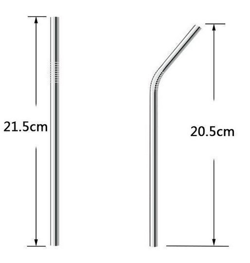 Set di piatti: Trinkhalm / Röhrli aus Metall gebogen – Nuovo e nell'imballaggio originale da Walenstadt venduto da emynmuil1 2
