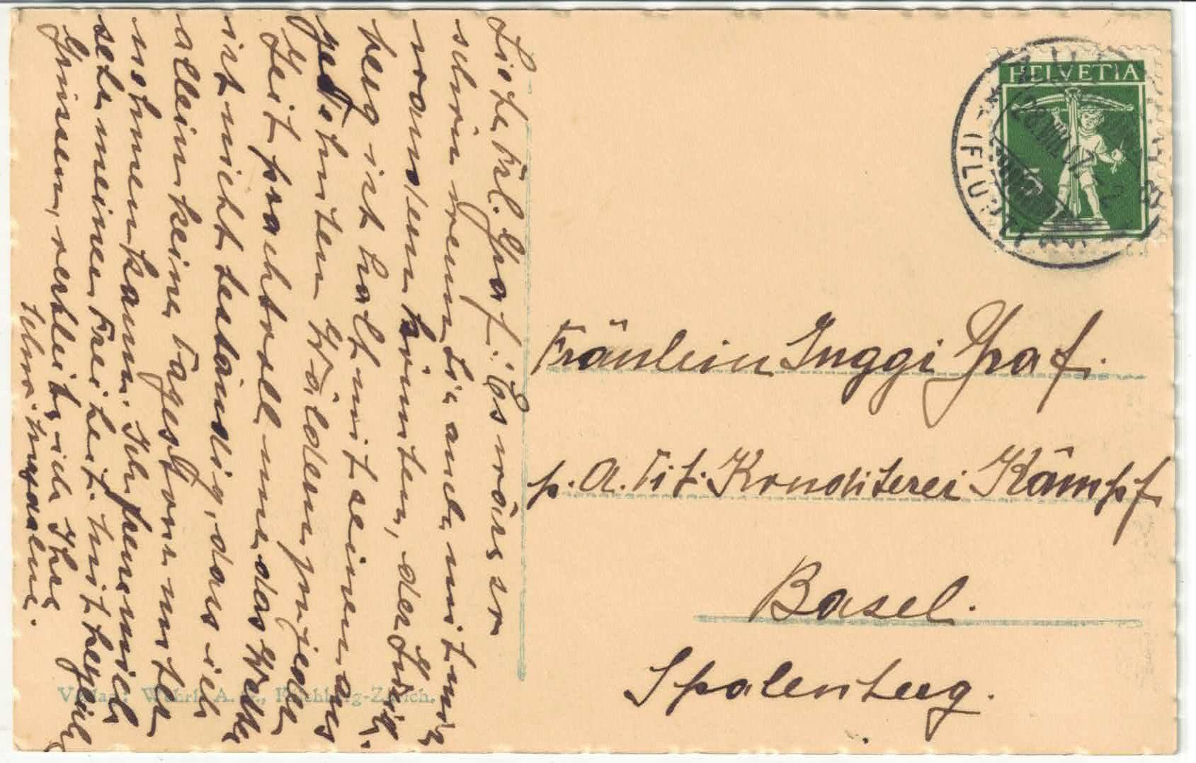 Cartoline postali: Am Zürichhorn - animee – Usato da Ettingen venduto da Kartenplanet 1