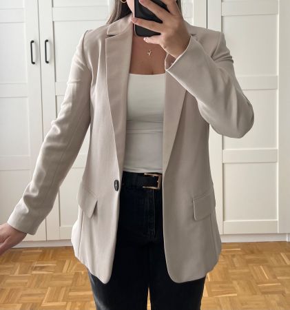 Eleganter Blazer, Beige