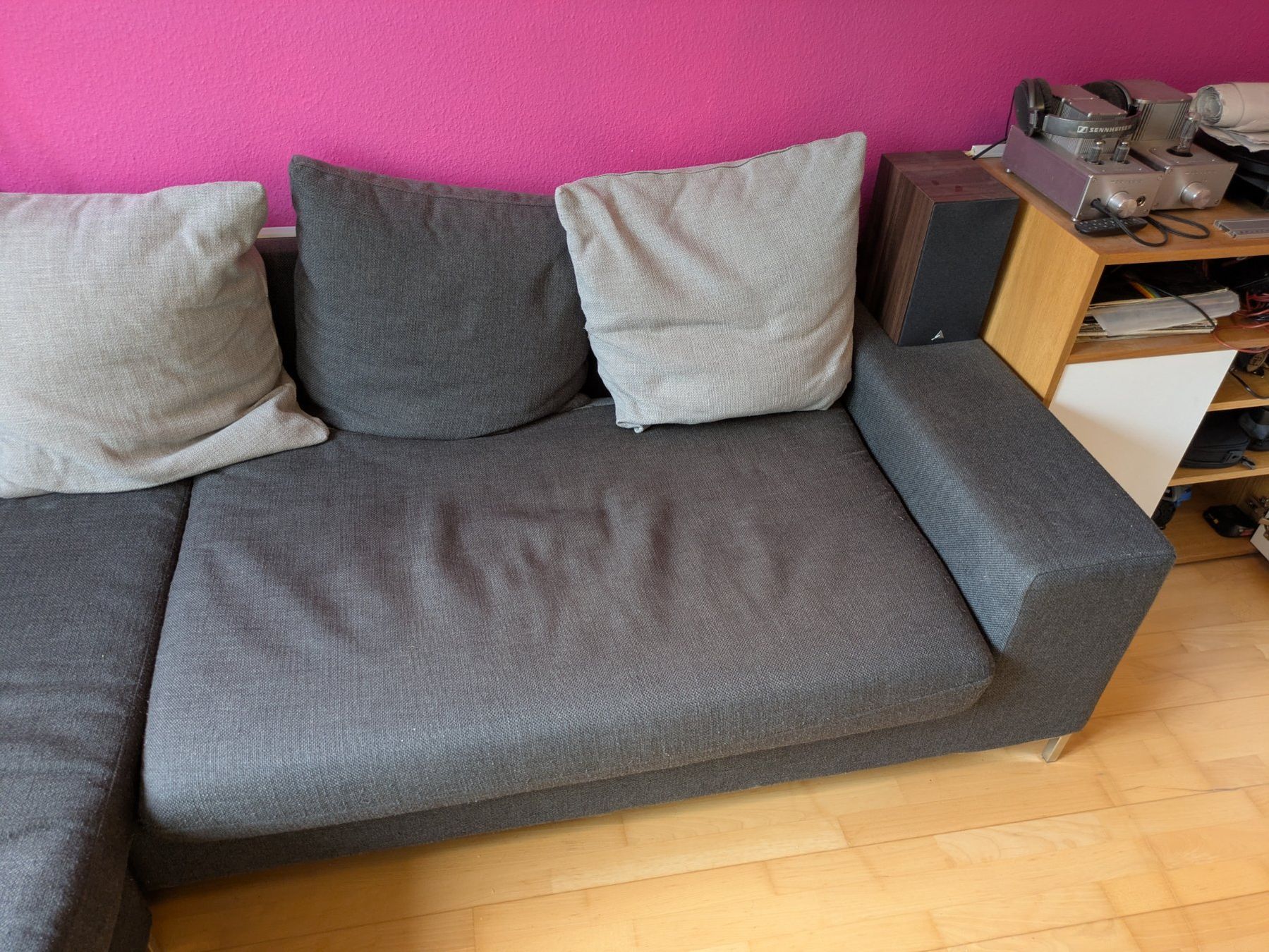 Sofas: Ecksofa dunkelgrau – D'occasion à Basel par Fred84b 2