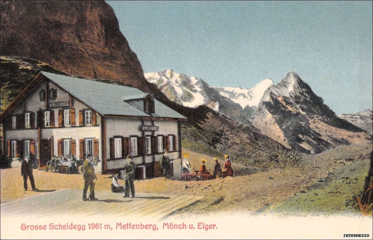 Cartoline postali: Grindelwald BE // Grosse Scheidegg 1961 Meter Mettenberg – Usato da Basel venduto da intermezzo12