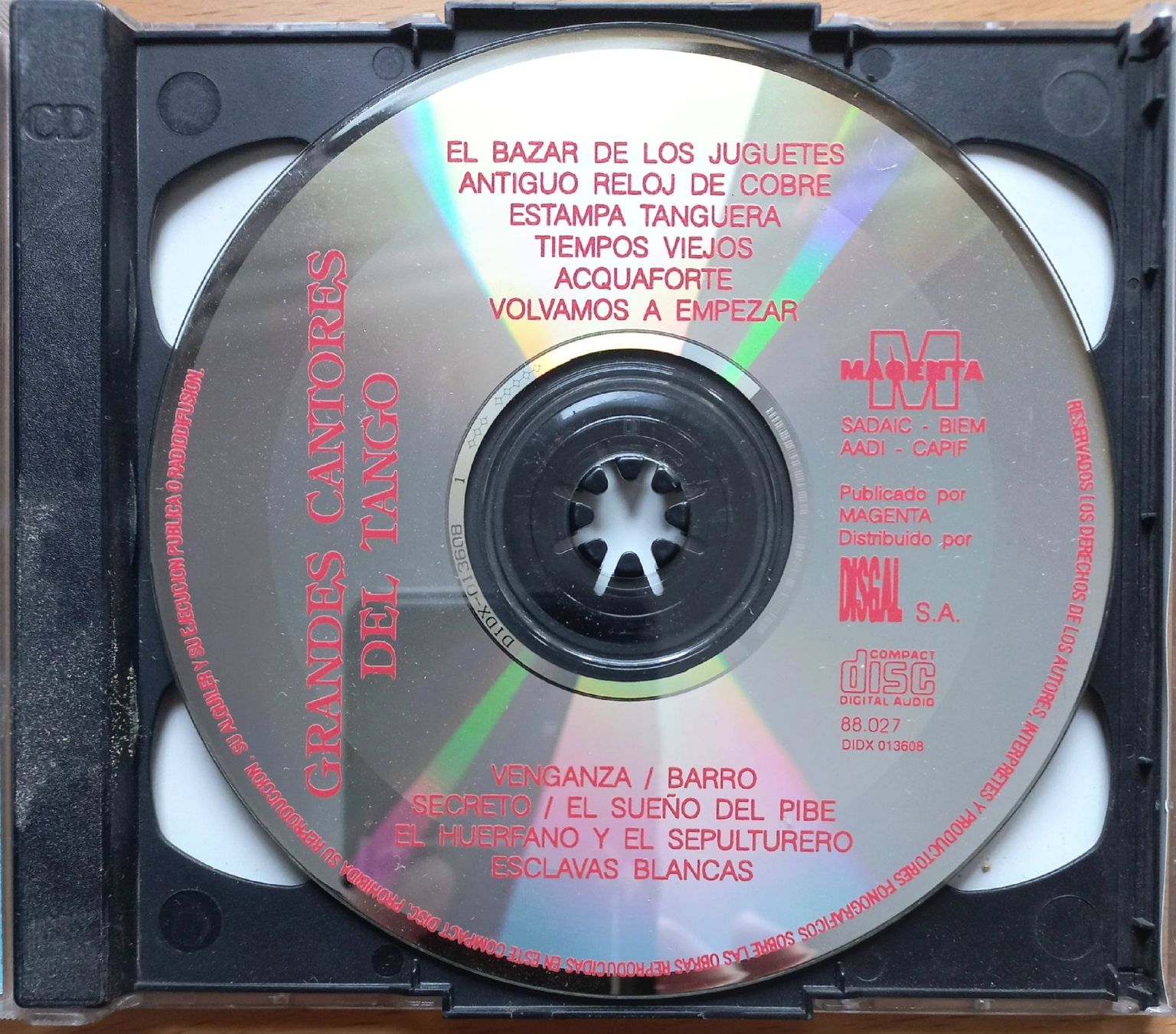 CD: CD - Grandes Cantores del Tango – Usato da Niederuzwil venduto da lubimaja 1