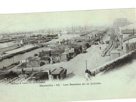 Marseille Frankreich Joliette Schiffe Hafen Meer selten rar