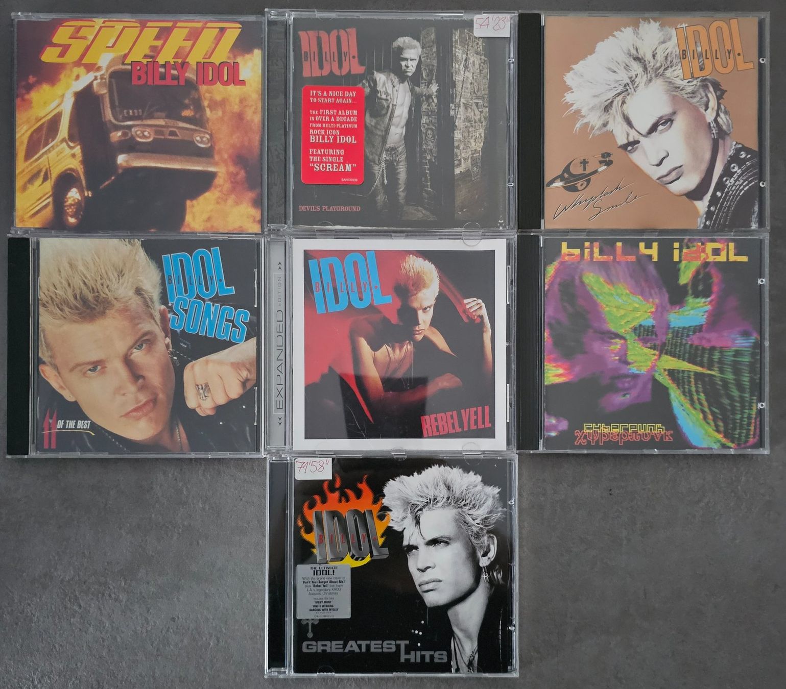 CDs: Billy Idol CD's – Gebraucht aus Unterkulm von Chaplyn2018