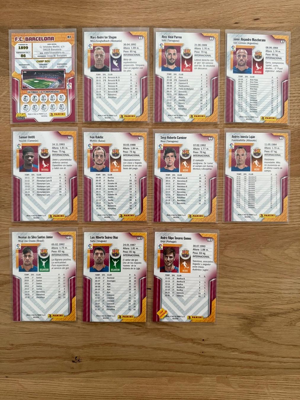 Panini Cartes à collectionner: PANINI MEGACRACKS 2016-2017 BARCELONA – D'occasion à St. Gallen par Matrix023 1