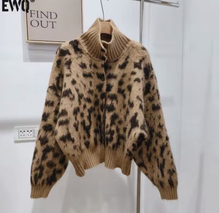 Gilet femme imprimé léopard beige marron état neuf