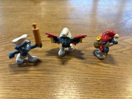Schlumpf Figuren Koch Flieger Weihnachtsmann