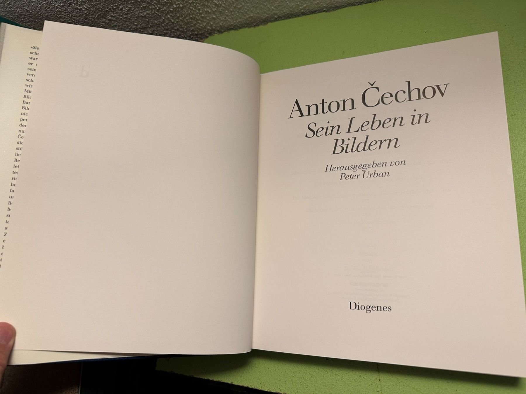 Libri: Peter Urban: Anton Cechov. Sein Leben in Bildern. – Usato da Zürich venduto da allp 2