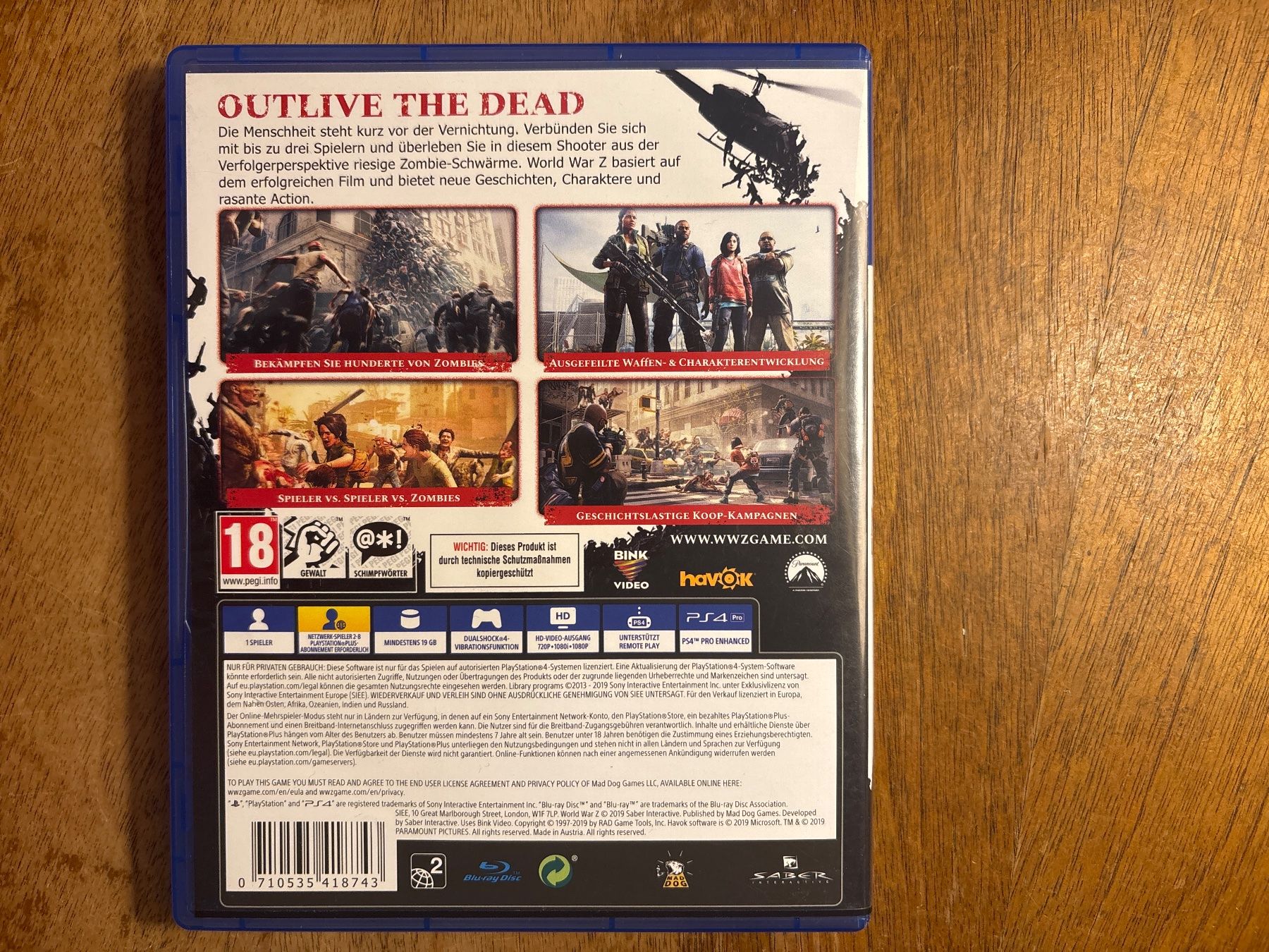 Sony Spiele: WORLD Z WAR - Sony Playstation 4, PS4 – Gebraucht aus Zürich von hiddentreasures_zh 1