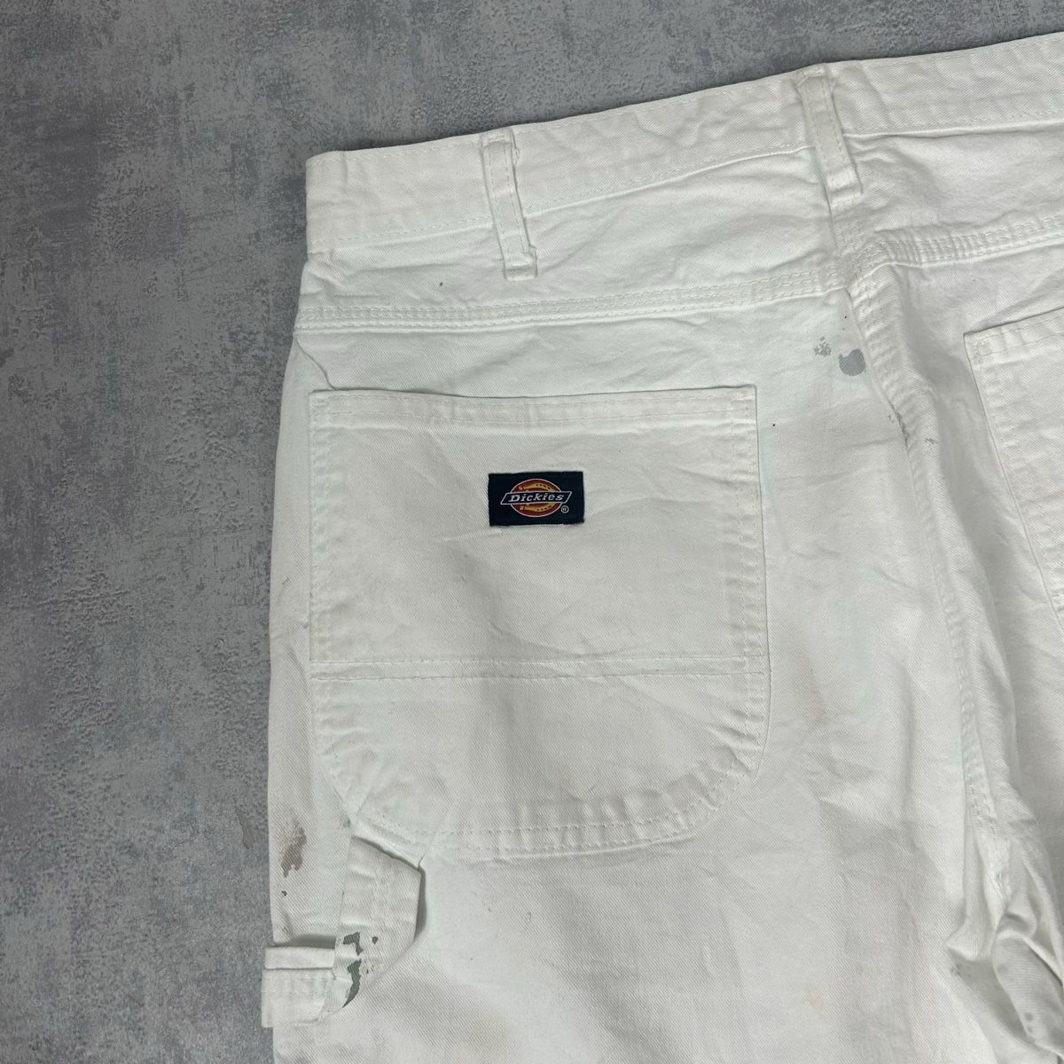 Dickies Jeans: Pantalon de travail / work pants Dickies Blanc - W32 – Nuovo (secondo la descrizione) da Hauterive NE venduto da Leo_o 5