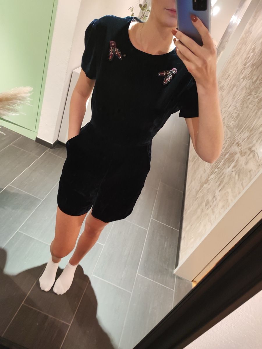 Sandro Tute: Sandro Samt Jumpsuit, Gr. 1 – Usato da Tann venduto da Carolinekne