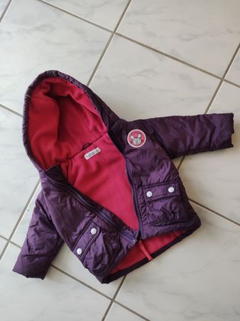 Winterjacke Gr. 80, Lila/Pink