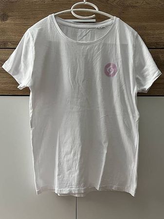 WEISSES SPORTSHIRT L