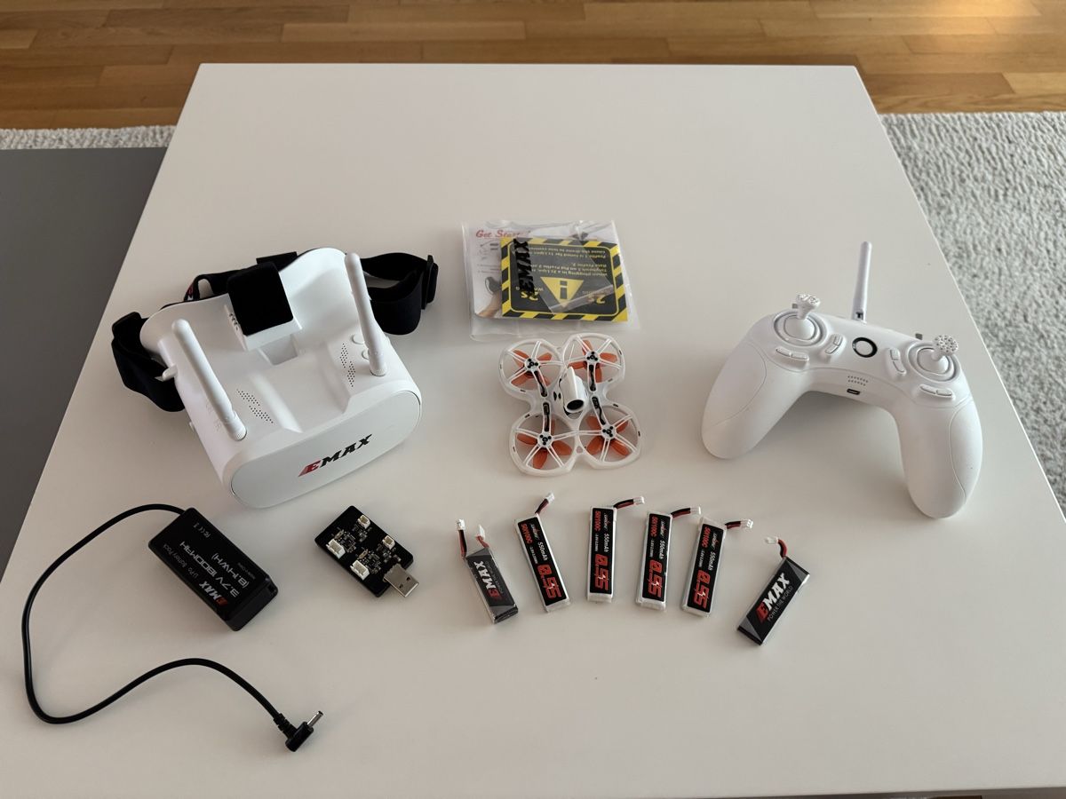 Modellismo RC: Emax Tinyhawk  RTF Set mit Goggles. Super Zustand! – Nuovo (secondo la descrizione) da Oberhasli venduto da Der_Mario