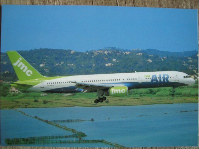 Cartes postales: JMC Air B757-25F G-JMCD – Neuf avec emballage d'origine à Thun par Abigboss