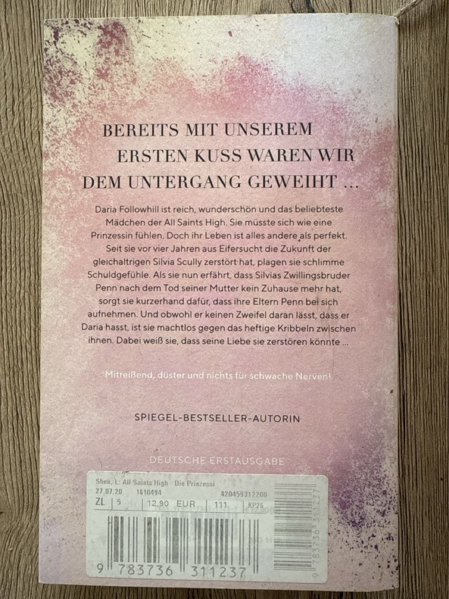 Libri: All saints high - L.J.Shen – Nuovo (secondo la descrizione) da Oberentfelden venduto da Mani_44 1
