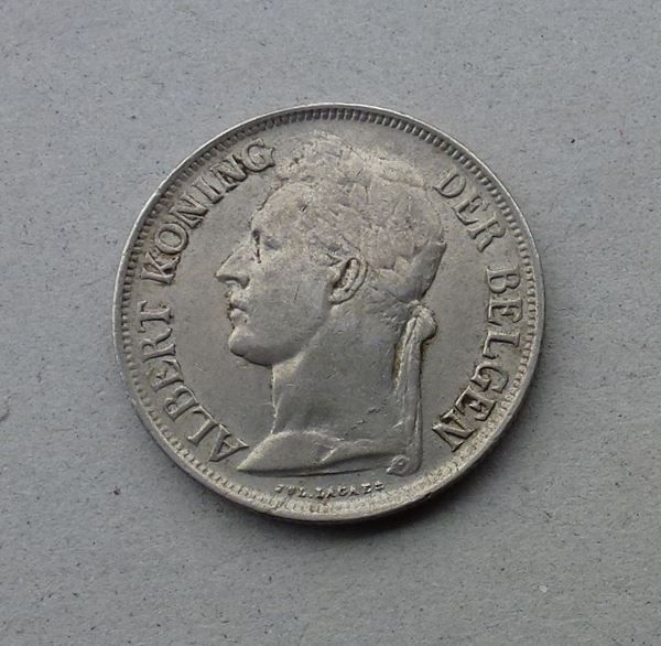 Tutti le monete: Belgisch-Congo ++ 1.- Franc 1928 – Usato da Walkringen venduto da Casablanca777 1