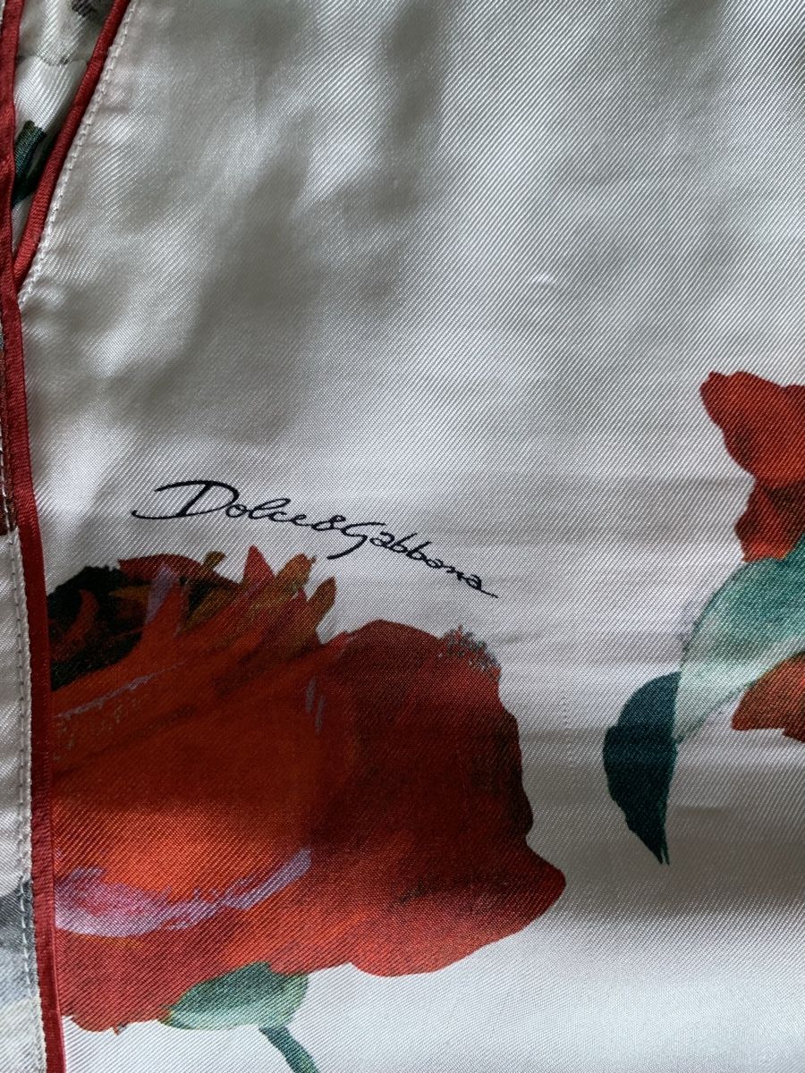 Dolce & Gabbana Pantaloni: Dolce & Gabbana Seiden Hose – Usato da Birmensdorf ZH venduto da sil_ww8c 1