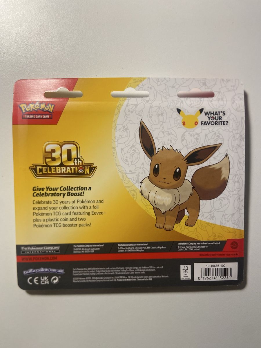 Pokémon Carte collezionabili: pokemon 30th celebration blister  – Nuovo e nell'imballaggio originale da Stäfa venduto da JamesO03 1