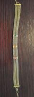 Collier 30cm Modeschmuck mit 3 Steinen