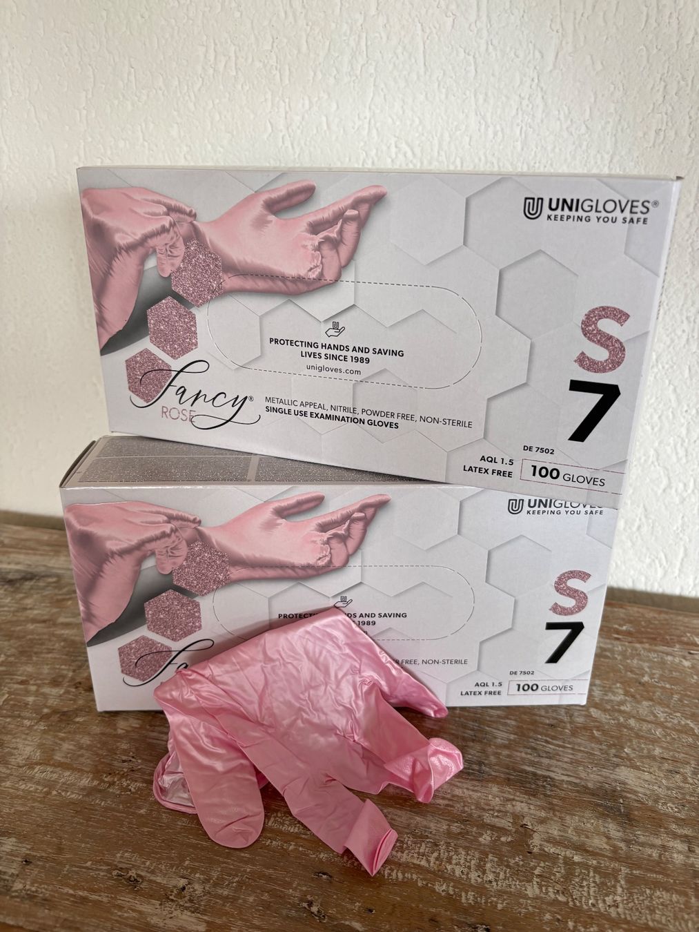 Guanti & manicotti: Nitril-Handschuhe Gr.S – Nuovo e nell'imballaggio originale da Widen venduto da Lambert63