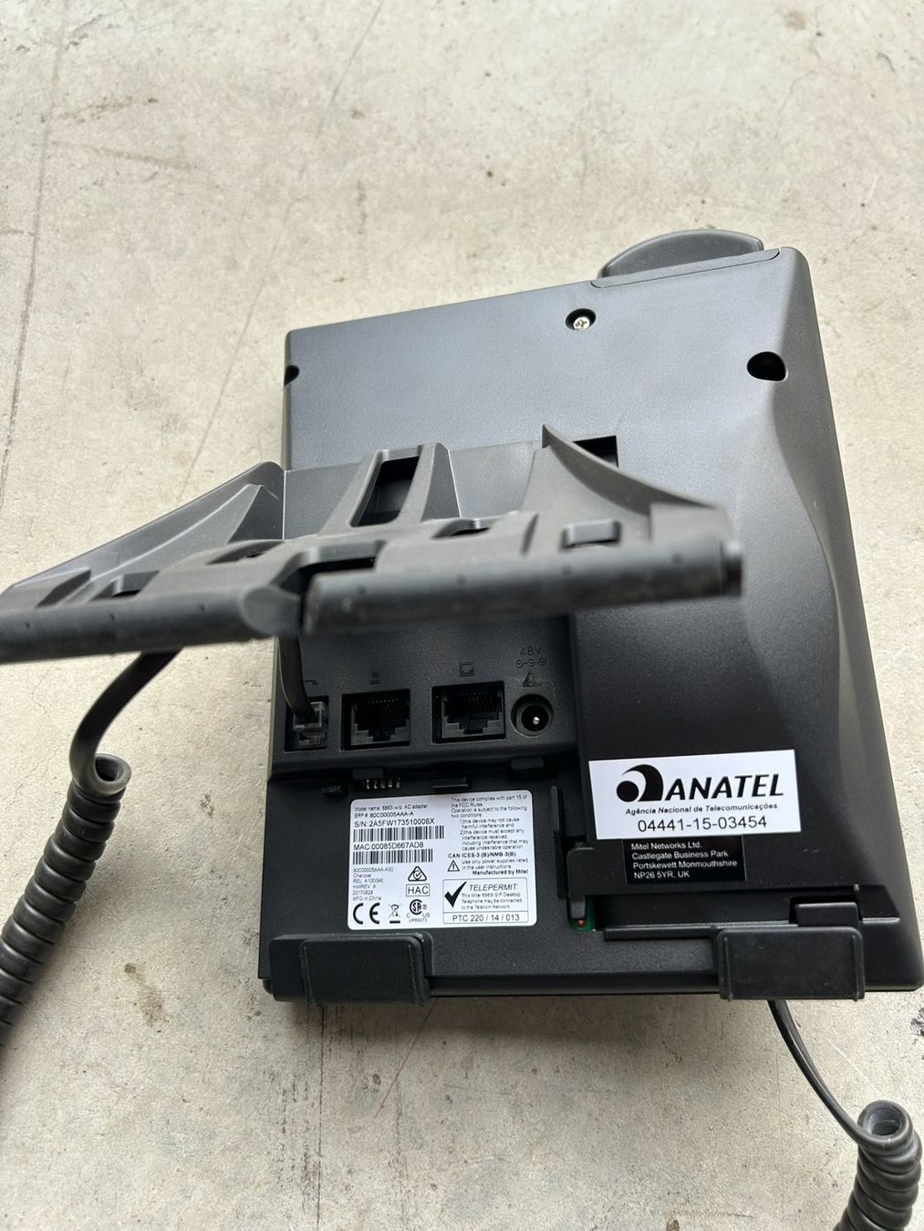 Mitel Telefoni: MITEL Tischtelefon 6863 SIP Schwarz – Usato da Glis venduto da ict_jwz7 1