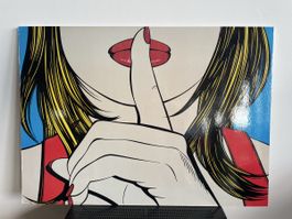 Pop Art Impression sur Panneau Sssshhh Deborah Azzopardi