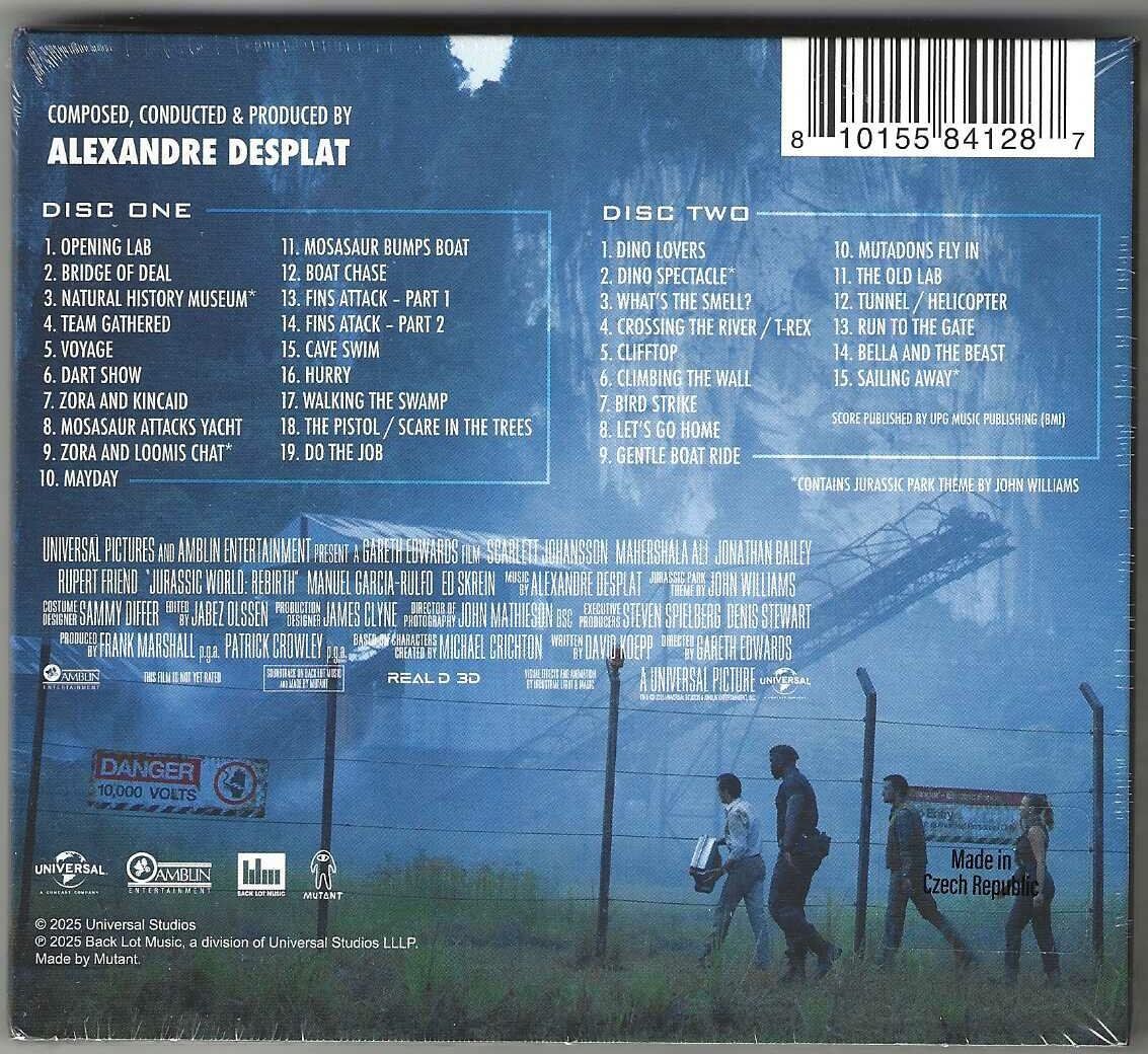 Alexandre Desplat - Jurassic World Rebirth - 2 X CD (Neu und ...