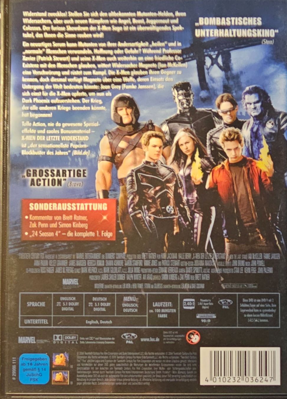 Tutti i DVDs: X-Men 3 - Der Letzte Widerstand – Usato da Wahlen b. Laufen venduto da Cg10 1