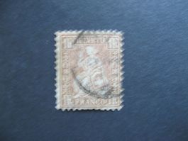 Sitzende Helvetia 36a, 1862, gestempelt