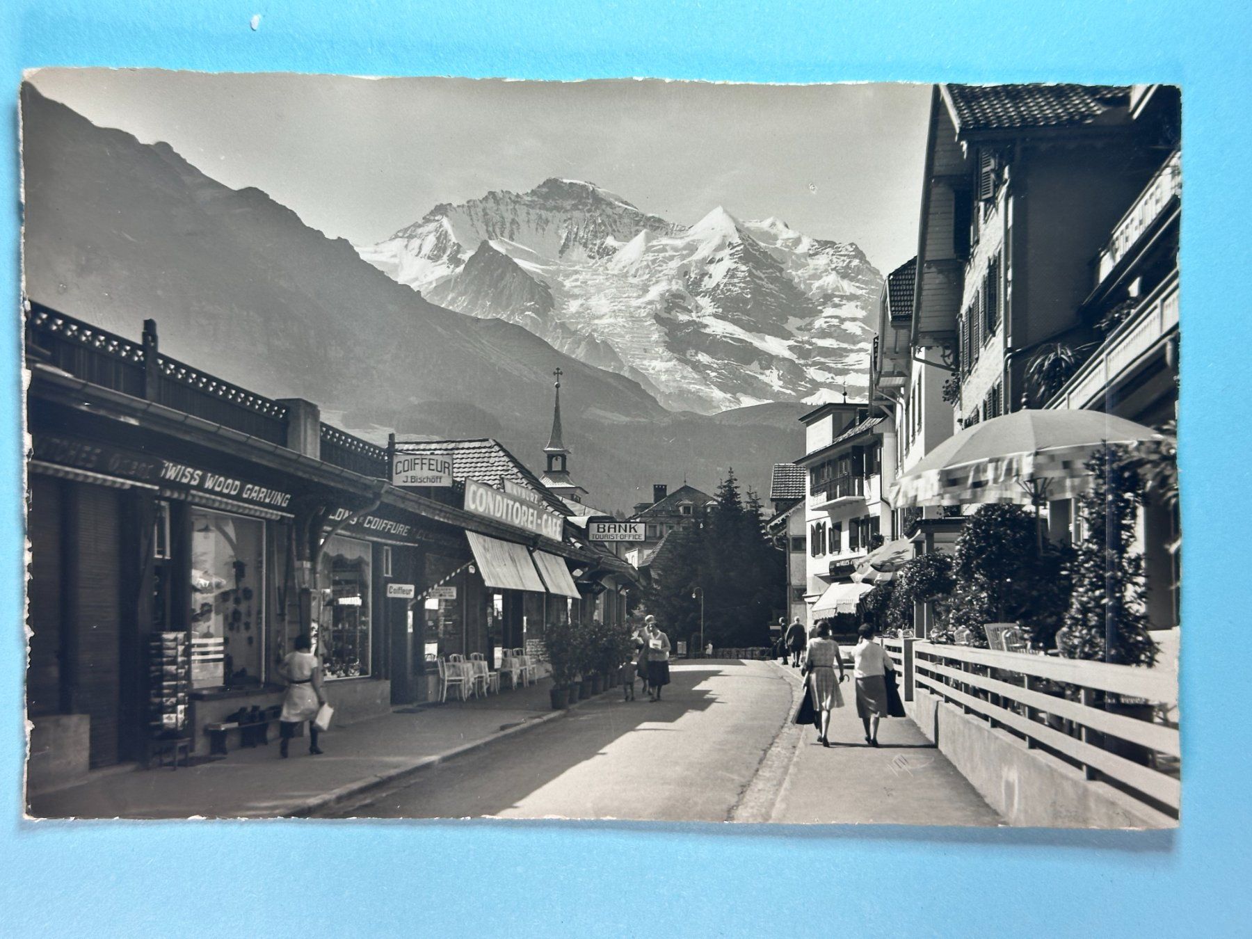 Cartoline postali: Dorfstrasse in Wengen – Usato da Steg VS venduto da danwer74