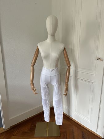 Alo Yoga Moto Leggings - White - Size S - Women's
