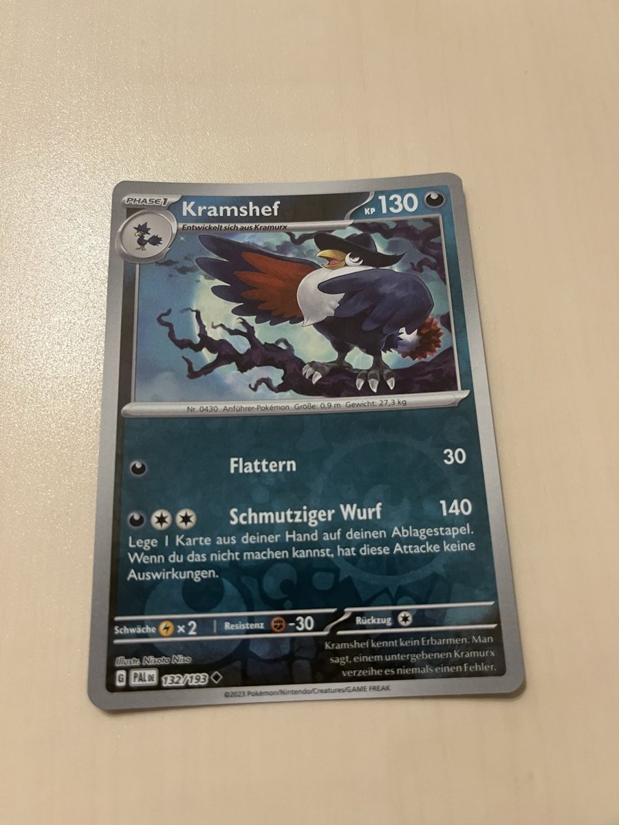 Pokémon Carte collezionabili: Kramshef PAL 132 Reverse Holo DE – Nuovo (secondo la descrizione) da Aarburg venduto da Barnetta07